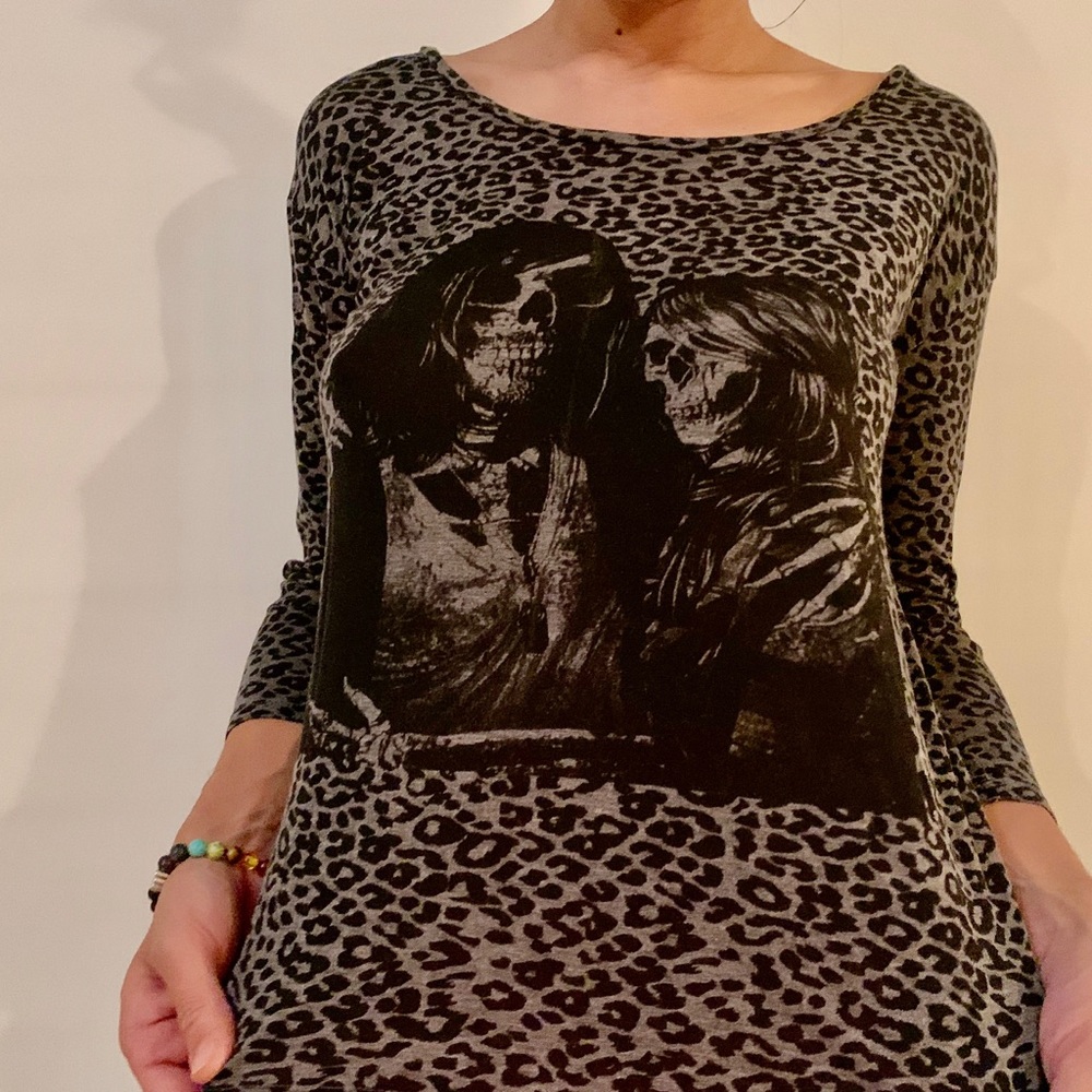 The Kooples Scoop Neck (rock together) 3/4 sleeve